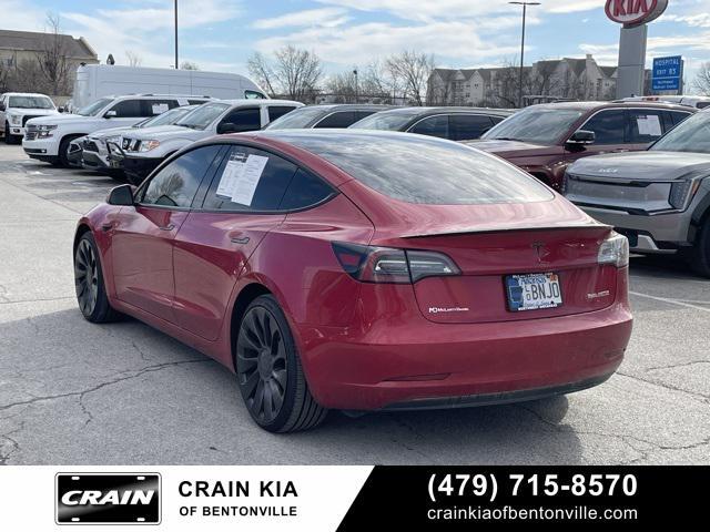 used 2021 Tesla Model 3 car, priced at $29,700