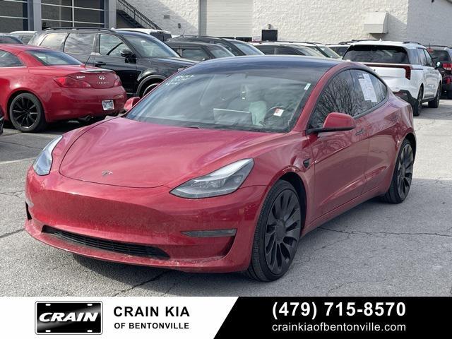 used 2021 Tesla Model 3 car, priced at $29,700