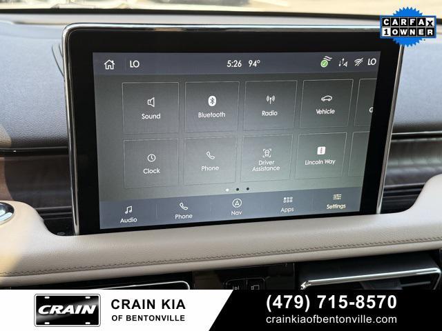 used 2022 Lincoln Aviator car, priced at $38,500