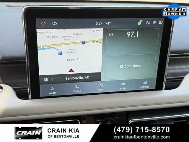 used 2022 Lincoln Aviator car, priced at $38,500