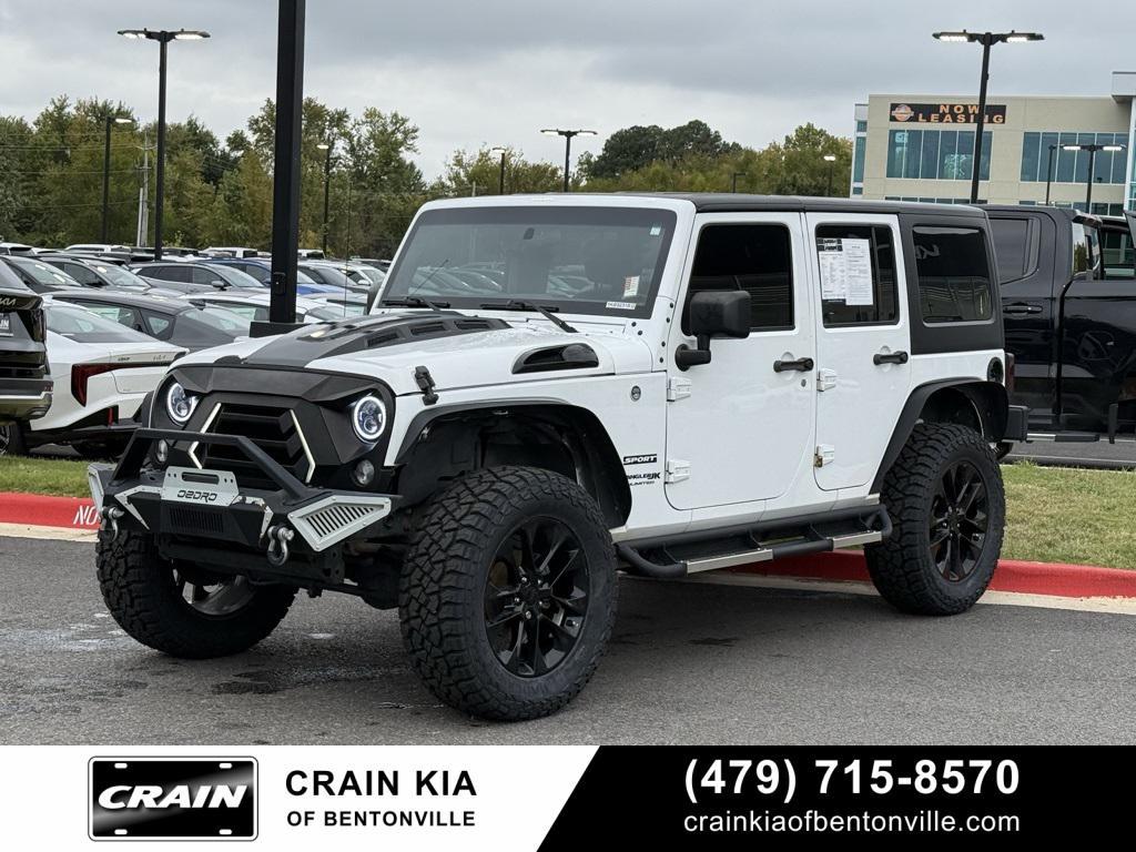used 2018 Jeep Wrangler JK Unlimited car, priced at $22,000