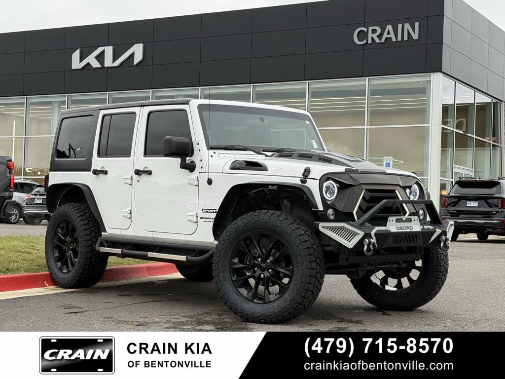 used 2018 Jeep Wrangler JK Unlimited car, priced at $22,000