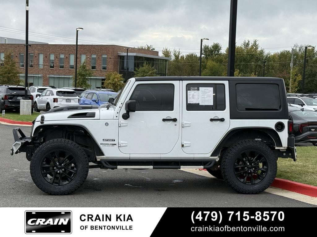 used 2018 Jeep Wrangler JK Unlimited car, priced at $22,000