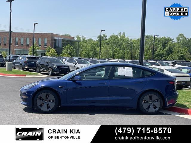 used 2022 Tesla Model 3 car, priced at $27,200