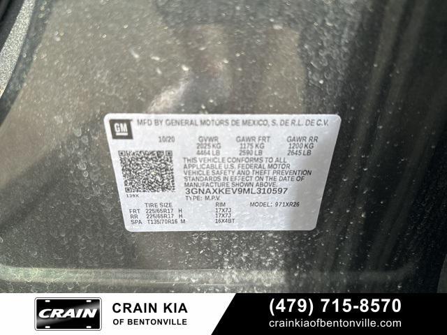 used 2021 Chevrolet Equinox car, priced at $17,500