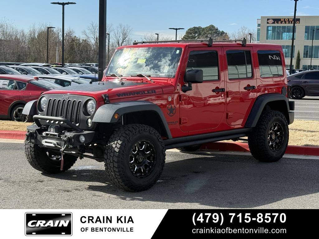 used 2017 Jeep Wrangler Unlimited car, priced at $23,500