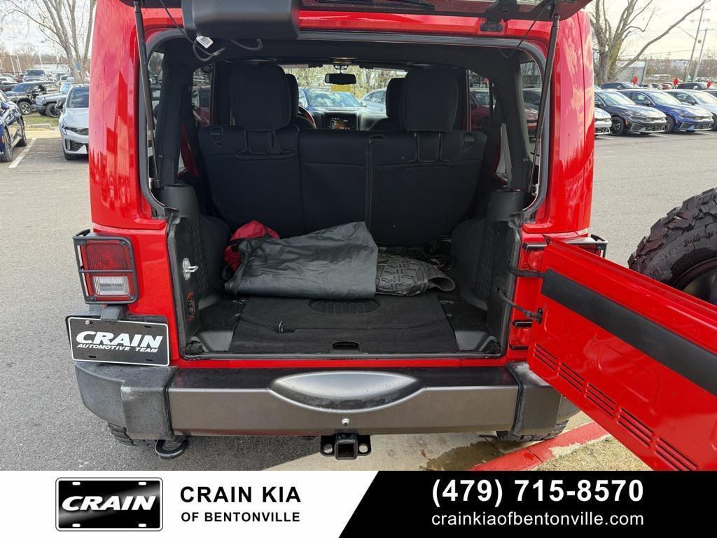 used 2017 Jeep Wrangler Unlimited car, priced at $23,500