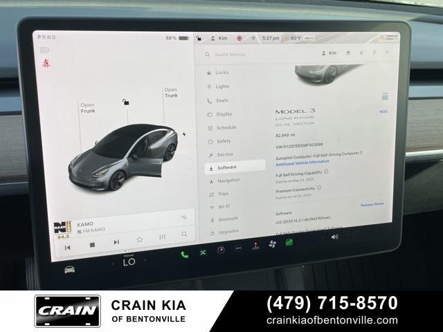 used 2021 Tesla Model 3 car, priced at $22,900