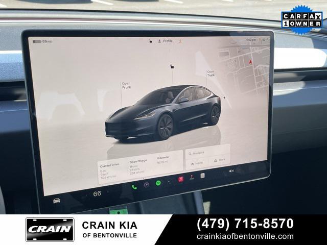 used 2024 Tesla Model 3 car, priced at $33,800