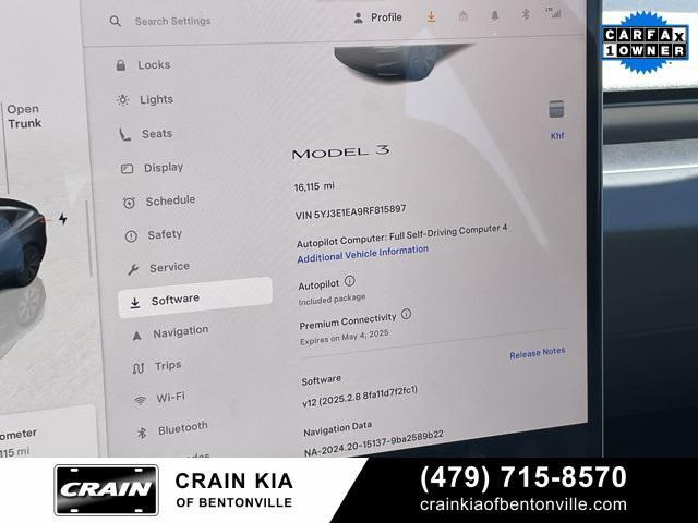 used 2024 Tesla Model 3 car, priced at $33,800