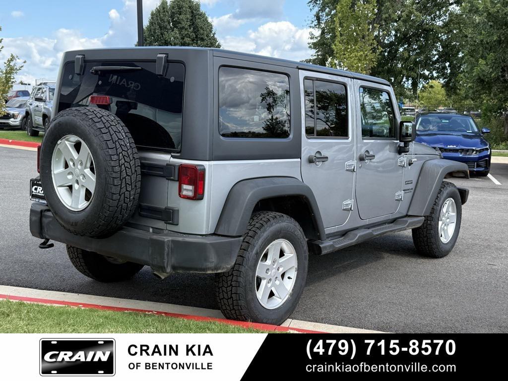 used 2017 Jeep Wrangler Unlimited car, priced at $16,995