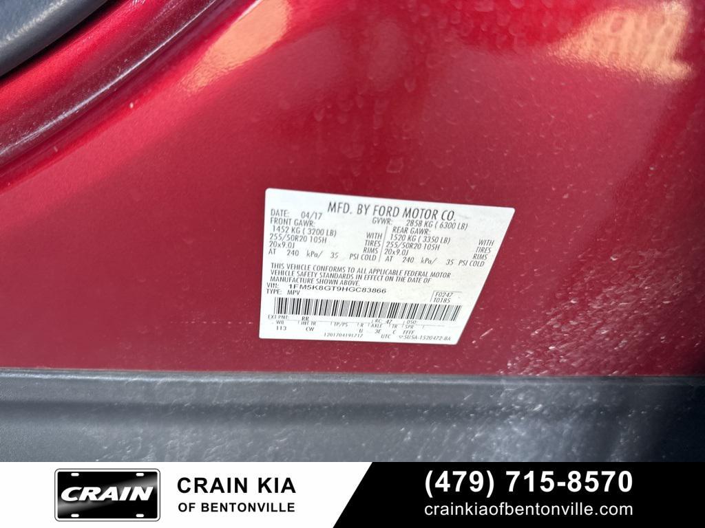 used 2017 Ford Explorer car, priced at $17,990