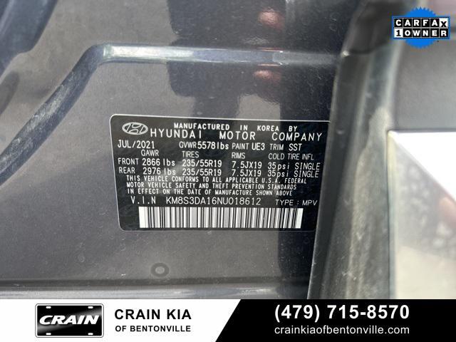 used 2022 Hyundai Santa Fe car, priced at $29,400
