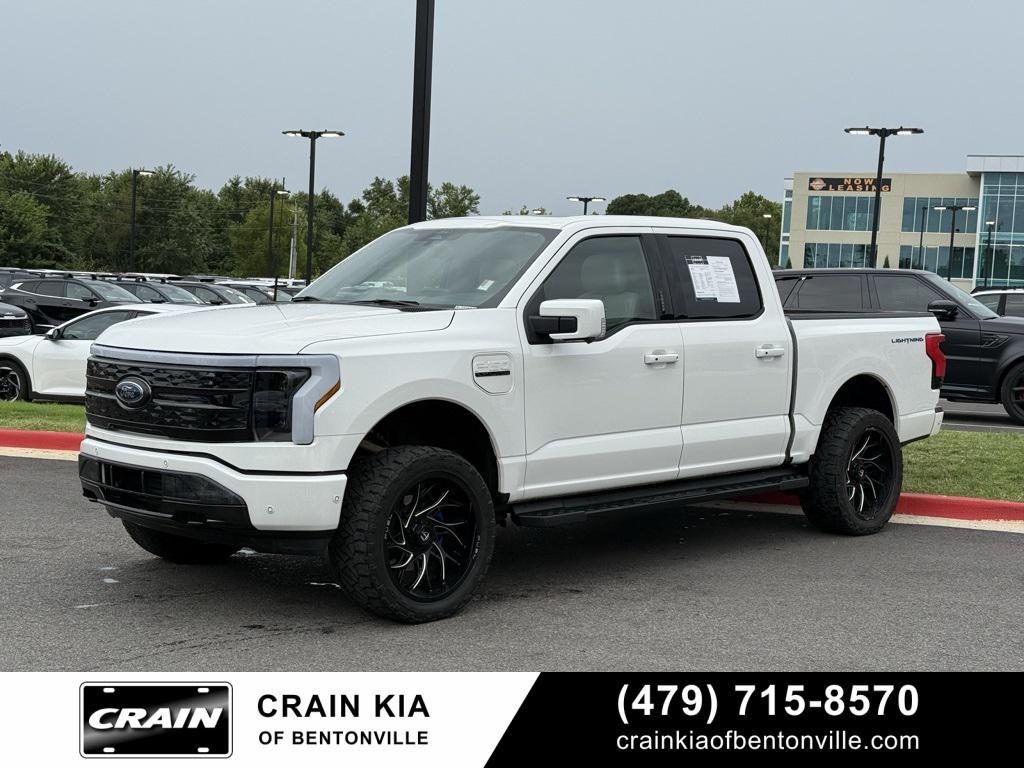 used 2022 Ford F-150 Lightning car, priced at $51,700