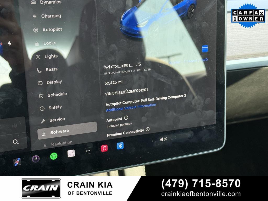 used 2021 Tesla Model 3 car, priced at $23,700