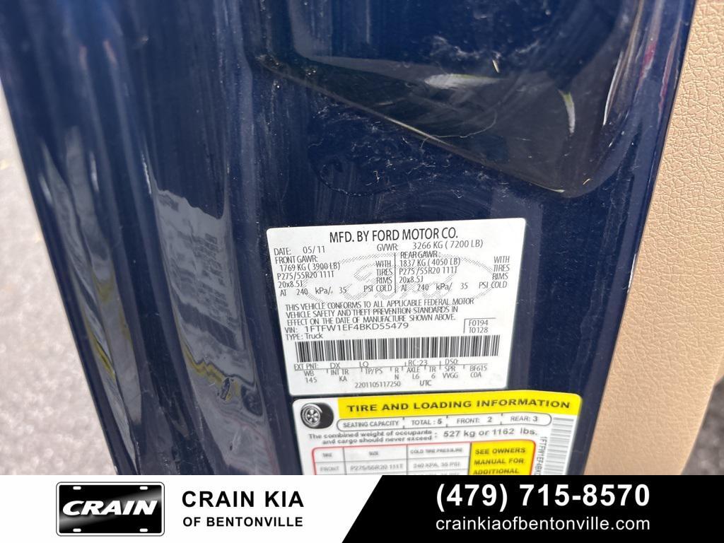 used 2011 Ford F-150 car, priced at $20,500