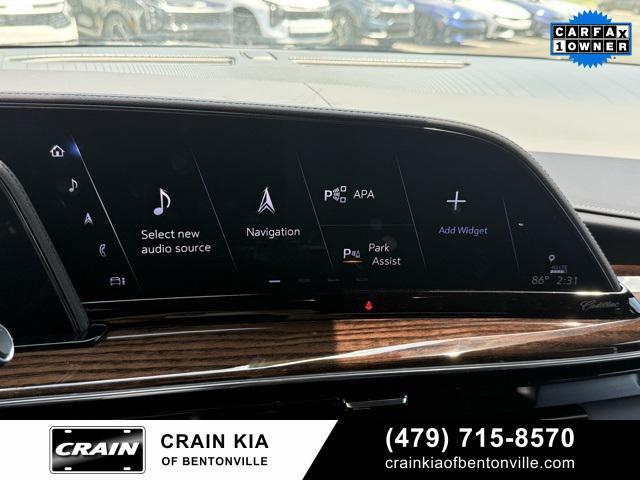 used 2023 Cadillac Escalade car, priced at $85,900