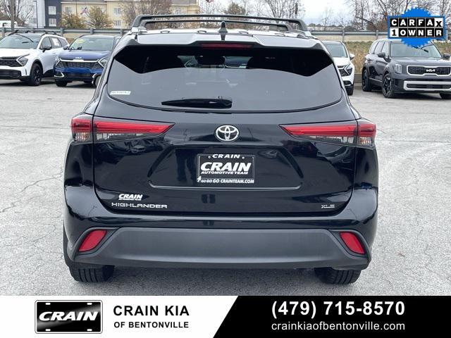 used 2021 Toyota Highlander car, priced at $29,600