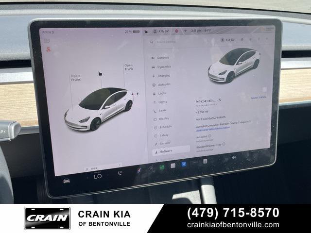 used 2021 Tesla Model 3 car, priced at $26,000
