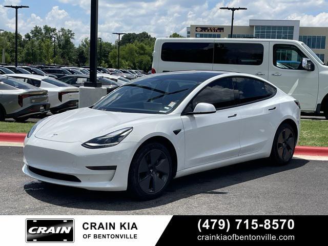 used 2021 Tesla Model 3 car, priced at $26,000