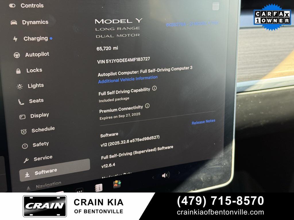 used 2021 Tesla Model Y car, priced at $27,995