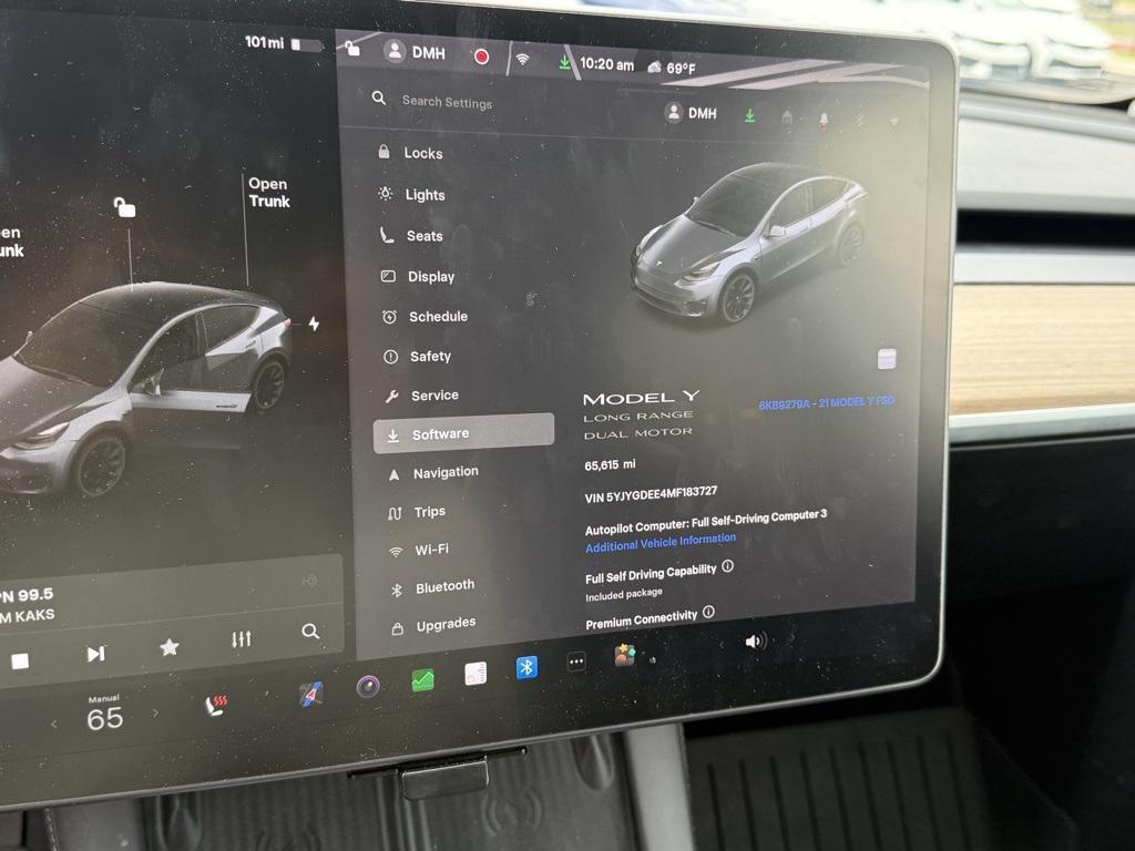 used 2021 Tesla Model Y car, priced at $29,890