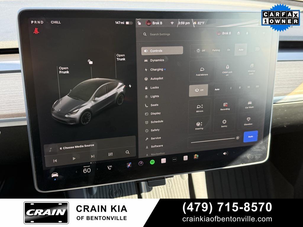 used 2021 Tesla Model Y car, priced at $27,995
