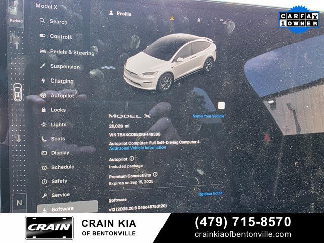 used 2024 Tesla Model X car, priced at $62,000