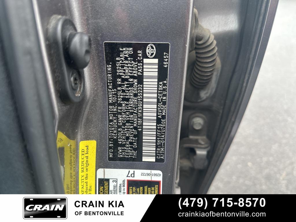 used 2016 Toyota Camry car, priced at $14,000