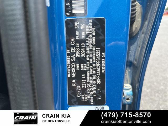 used 2023 Kia Forte car, priced at $23,500