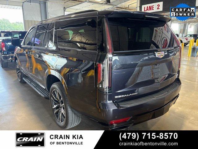 used 2024 Cadillac Escalade ESV car, priced at $86,400