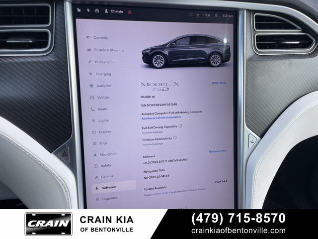 used 2017 Tesla Model X car, priced at $24,400