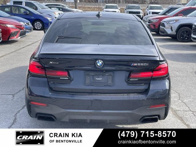 used 2021 BMW M550 car, priced at $45,900