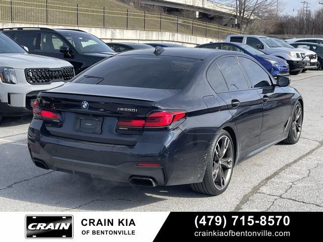 used 2021 BMW M550 car, priced at $45,900