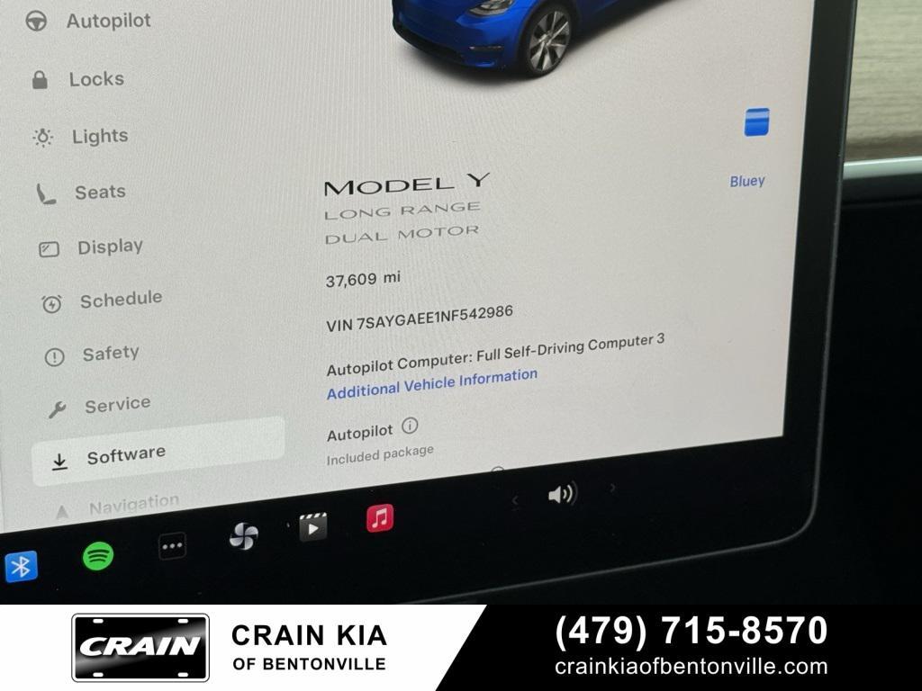 used 2022 Tesla Model Y car, priced at $29,900