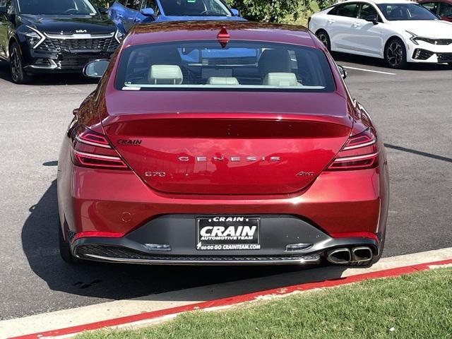 used 2023 Genesis G70 car, priced at $28,700
