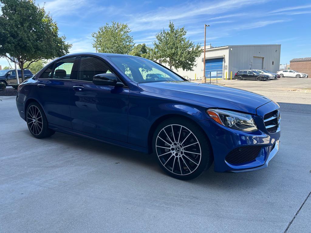used 2018 Mercedes-Benz C-Class car, priced at $20,950