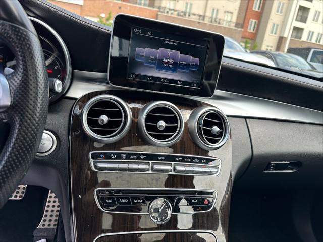 used 2017 Mercedes-Benz C-Class car, priced at $17,950