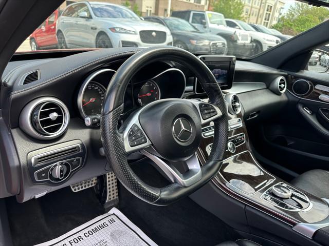 used 2017 Mercedes-Benz C-Class car, priced at $17,950