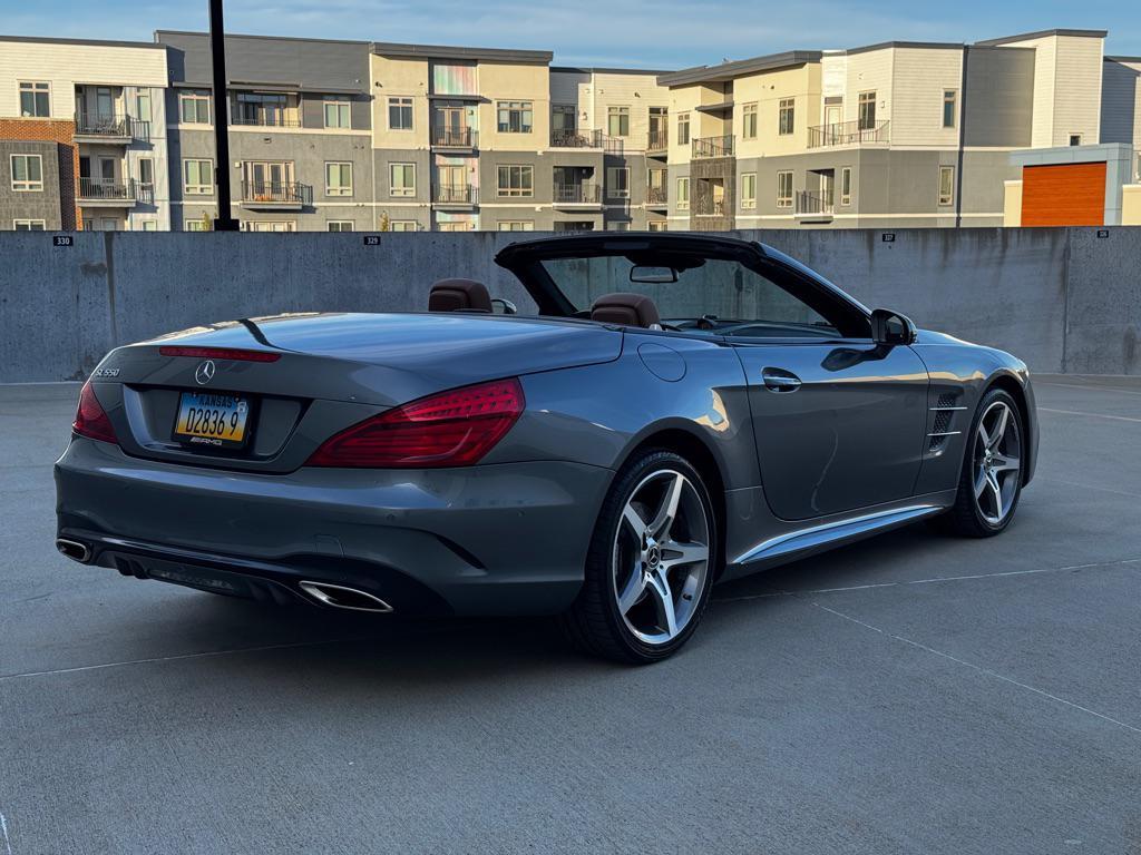used 2018 Mercedes-Benz SL 550 car, priced at $52,950
