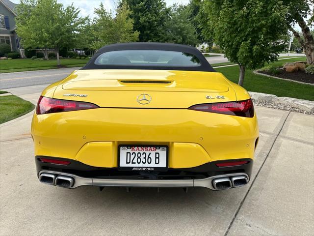 used 2022 Mercedes-Benz AMG SL 55 car, priced at $89,950