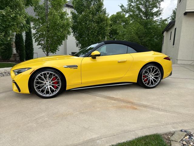 used 2022 Mercedes-Benz AMG SL 55 car, priced at $89,950