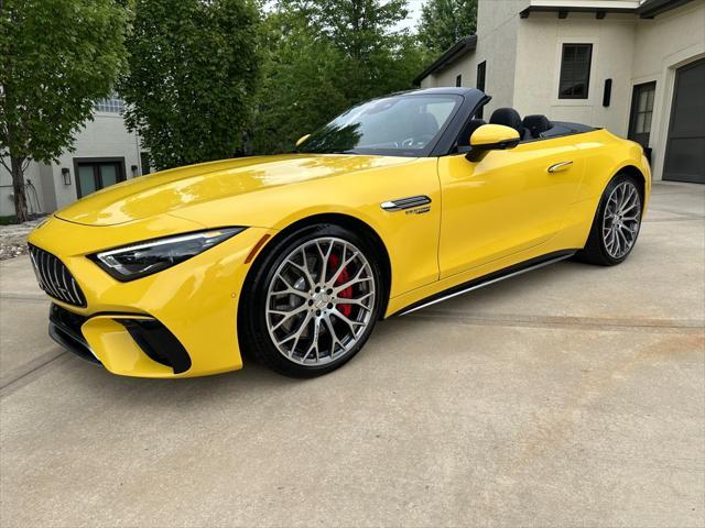 used 2022 Mercedes-Benz AMG SL 55 car, priced at $89,950