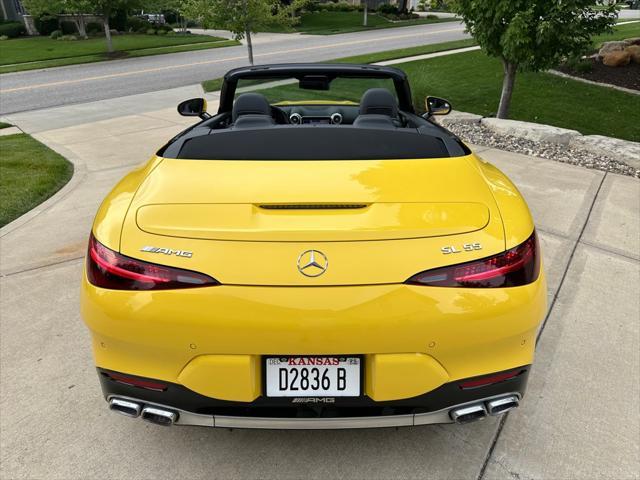 used 2022 Mercedes-Benz AMG SL 55 car, priced at $89,950