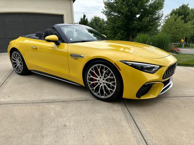 used 2022 Mercedes-Benz AMG SL 55 car, priced at $89,950