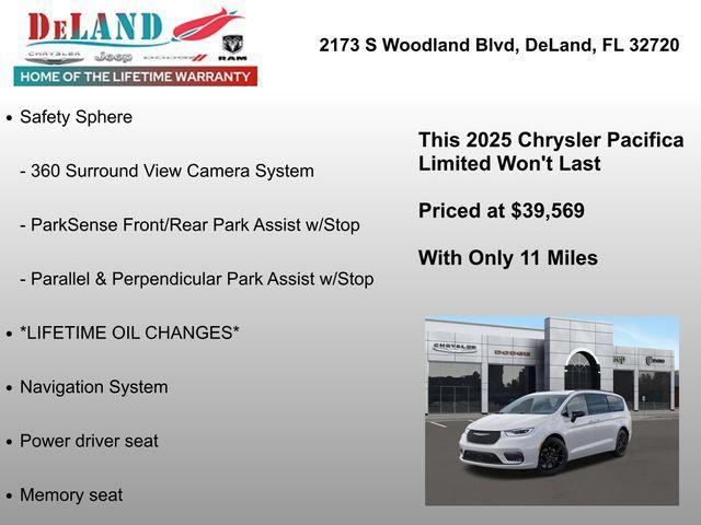 new 2025 Chrysler Pacifica car, priced at $38,569