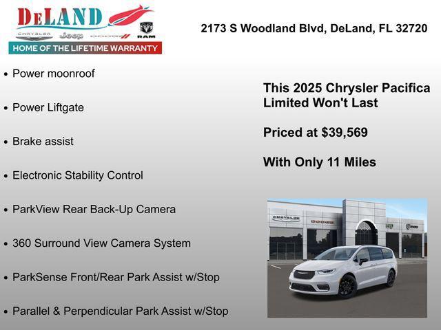 new 2025 Chrysler Pacifica car, priced at $38,569