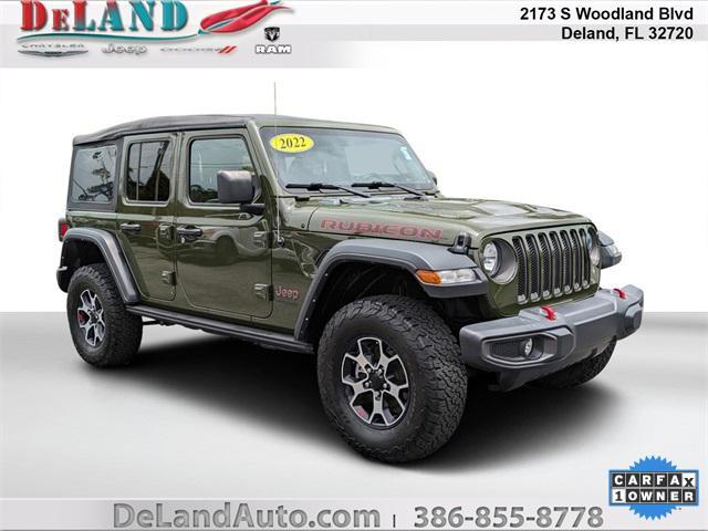 used 2022 Jeep Wrangler Unlimited car, priced at $41,500