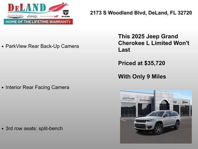 new 2025 Jeep Grand Cherokee L car, priced at $35,720