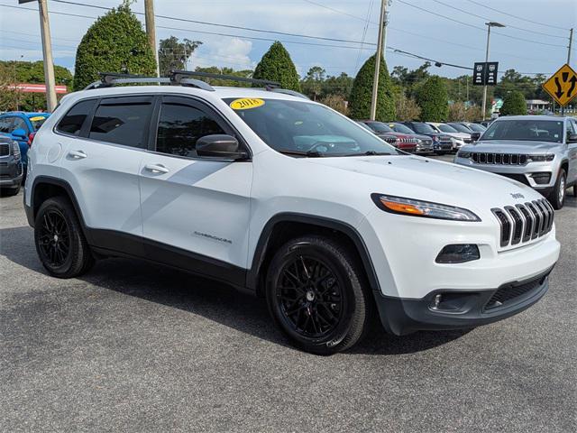 used 2018 Jeep Cherokee car, priced at $16,500